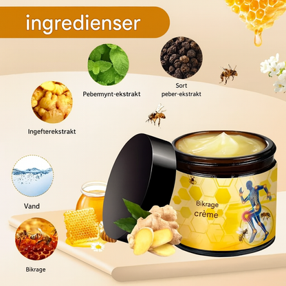 BeeVive™ – Naturlig Bivenekstrakt-Creme til Hud & Led