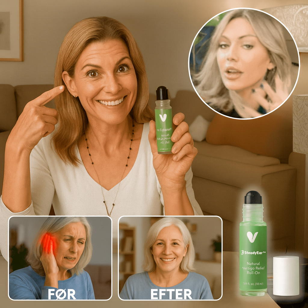 SteadyEar™ - Stop svimmelhed på få minutter – naturligt & uden træthed!