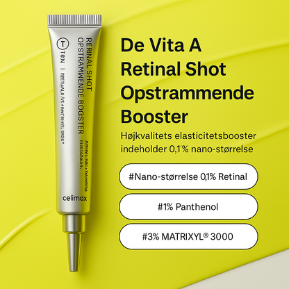 NovaMaxGlow™ Retinol Shot-  strålende hudpositionering.