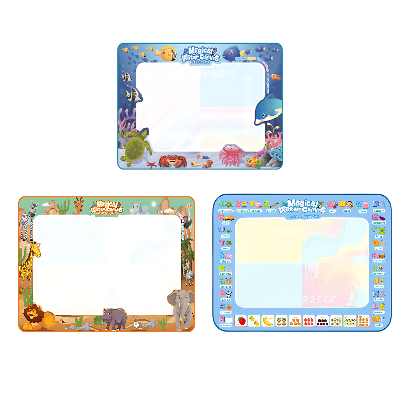 Kletshuts™ KidsWaterCanvas: Genanvendeligt Vanddoodle Lærredssæt Til Børn