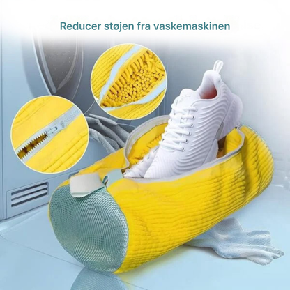 Washova™ | Mikrofiber vaskepose til sko – beskyttende skopose til vaskemaskine