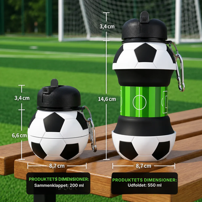 Flexova™ | Foldbar silikone sportsdrikkedunk i boldform