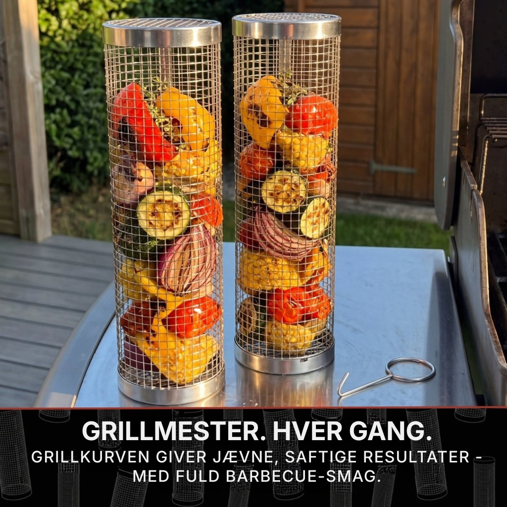 Klassisk grillkurv til nem og jævn grillning