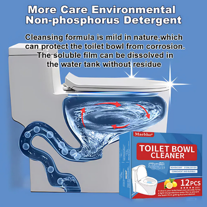 ToiletCleaner Pro™ ToiletTablets: Automatisk Drop-In Toiletrens Tabletter