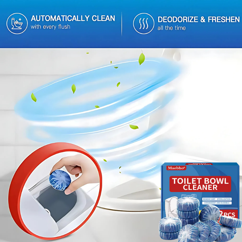 ToiletCleaner Pro™ ToiletTablets: Automatisk Drop-In Toiletrens Tabletter