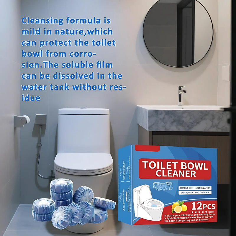 ToiletCleaner Pro™ ToiletTablets: Automatisk Drop-In Toiletrens Tabletter