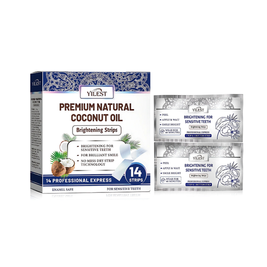 PremiumTeethStrip: Naturlig Kokosnød Tandblegning Og Lysnende Strimler