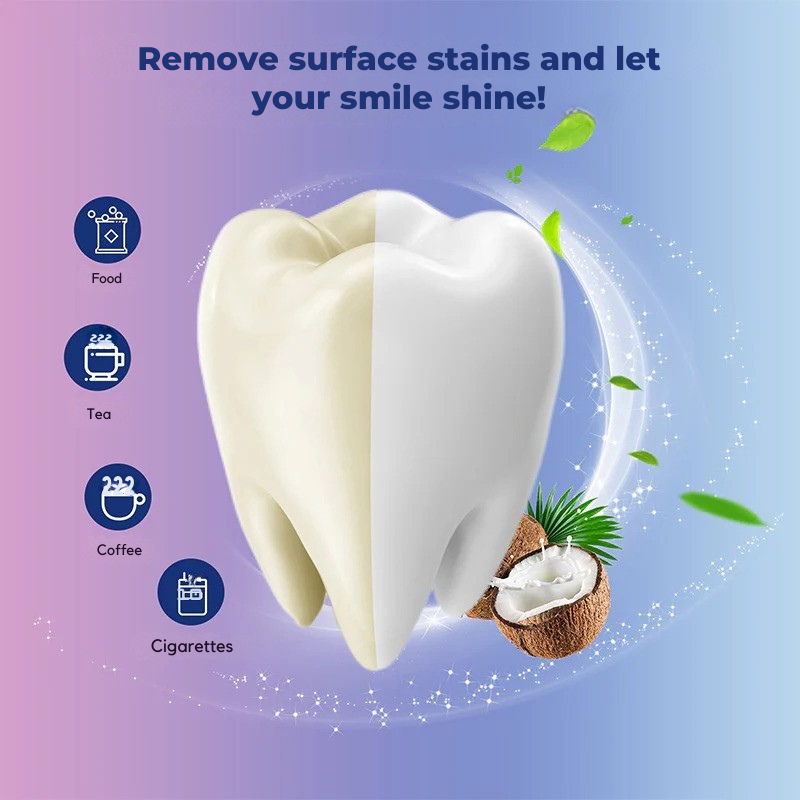 PremiumTeethStrip: Naturlig Kokosnød Tandblegning Og Lysnende Strimler
