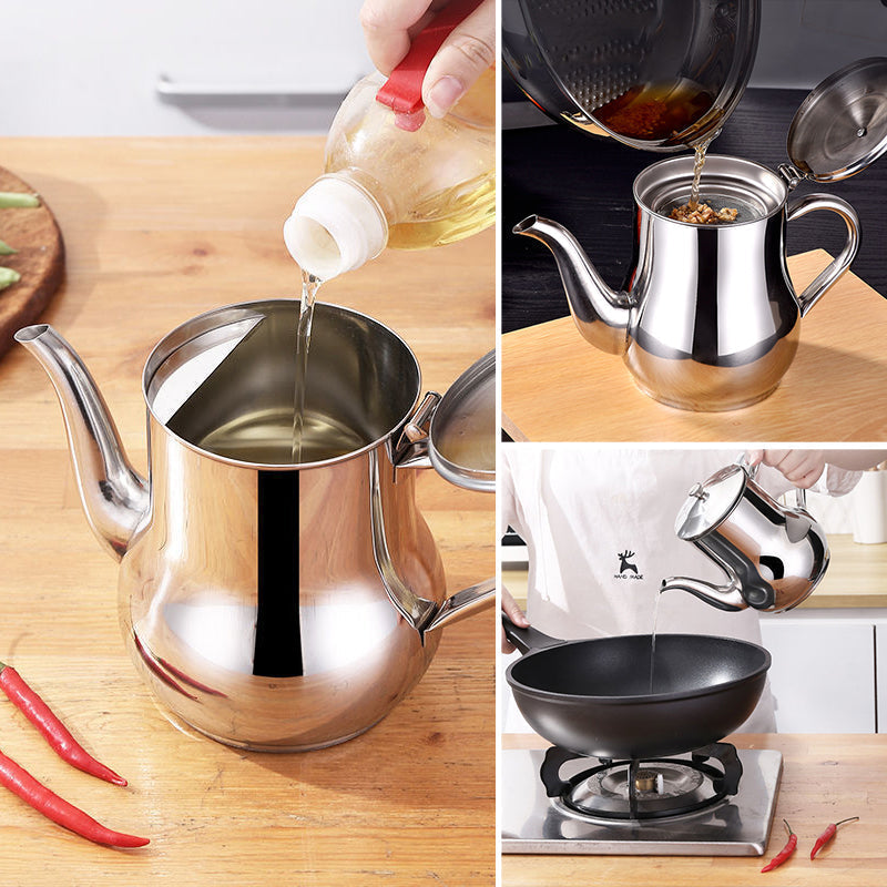 **Globetrek° OilFilter – Rustfrit Stål Oliefilterbeholder**