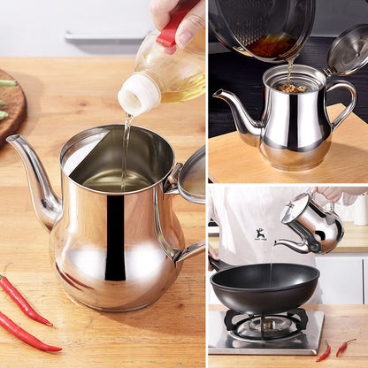 **Globetrek° OilFilter – Rustfrit Stål Oliefilterbeholder**