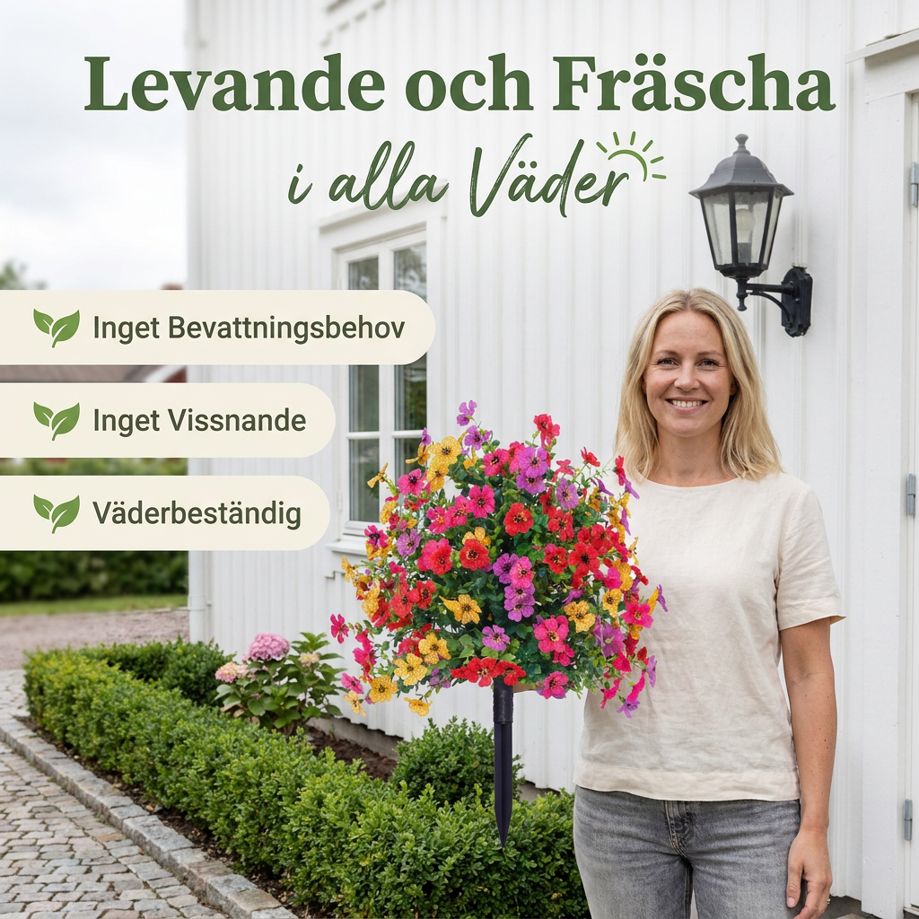 Norillo FloraLux – Kunstige blomster af høj kvalitet til entré og terrasse