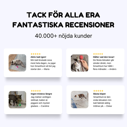 SmartHuntBall™ –Smart, selvkørende og kåret til Årets Kattelegetøj 2024