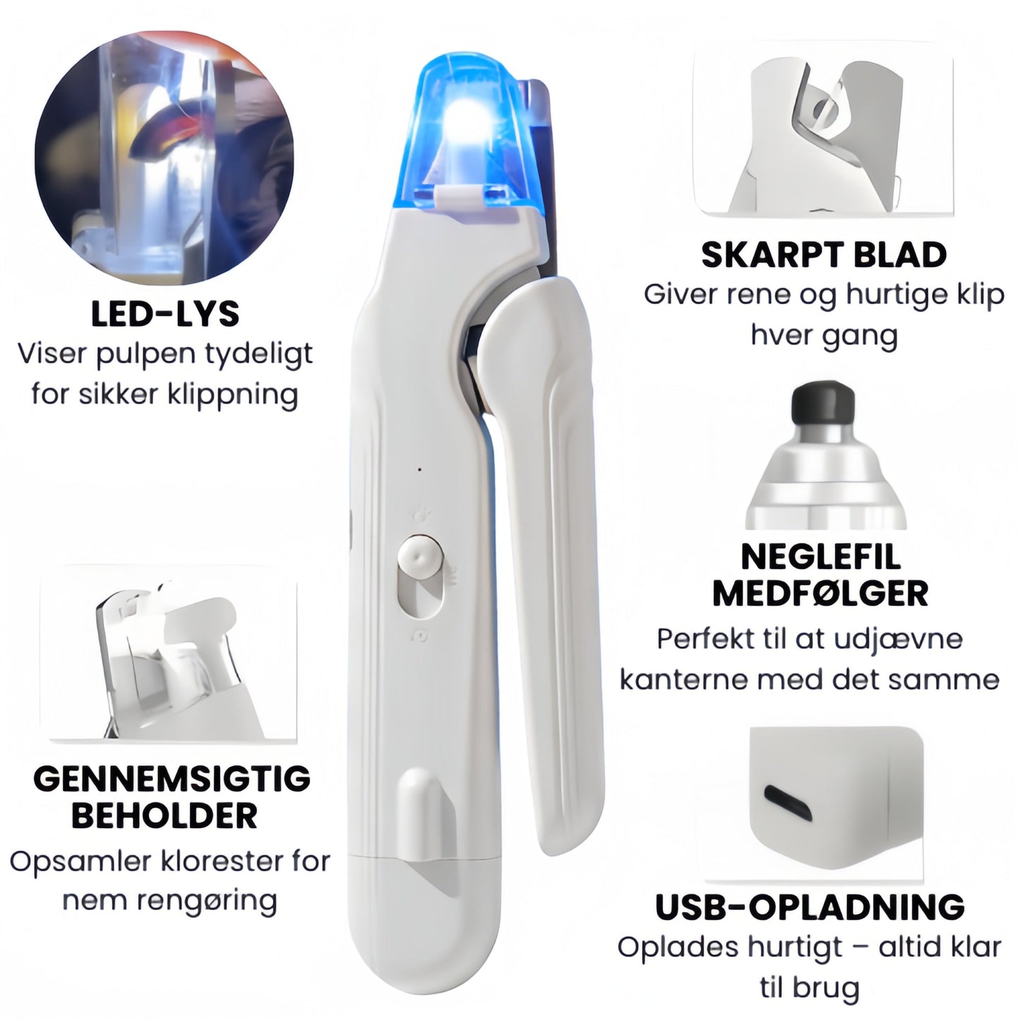 SafePaws Clipper – Klip kløer uden risiko eller stress
