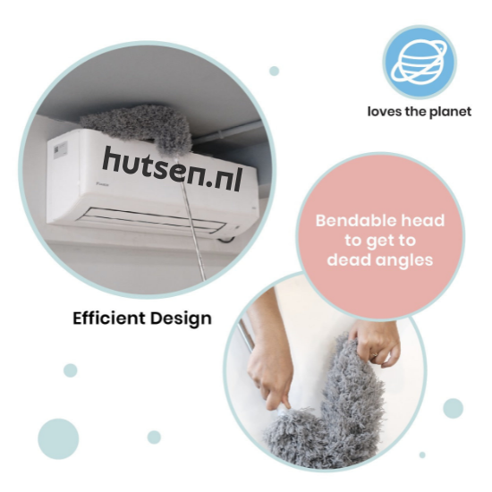 Cleaner Pro° MicrofiberDuster – Multifunktionel Udtrækkelig Støvhåndklæde