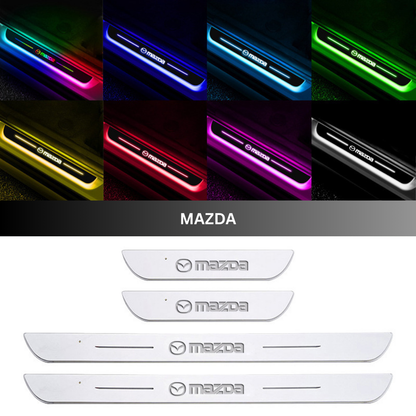 IlluminateDrive™ | LED-indstigningslys til bil – magnetisk montering & skiftende farver med dit logo