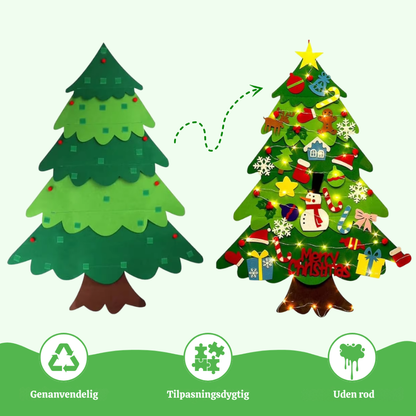 MistleToys™ – DIY Juletræ i Filt til Børn