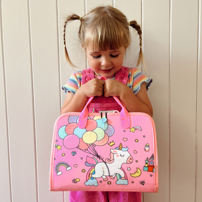 KidsBusyBoard™ | Skærmfri læringsbog der udvikler dit barns fantasi og motorik