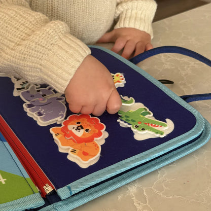 KidsBusyBoard™ | Skærmfri læringsbog der udvikler dit barns fantasi og motorik