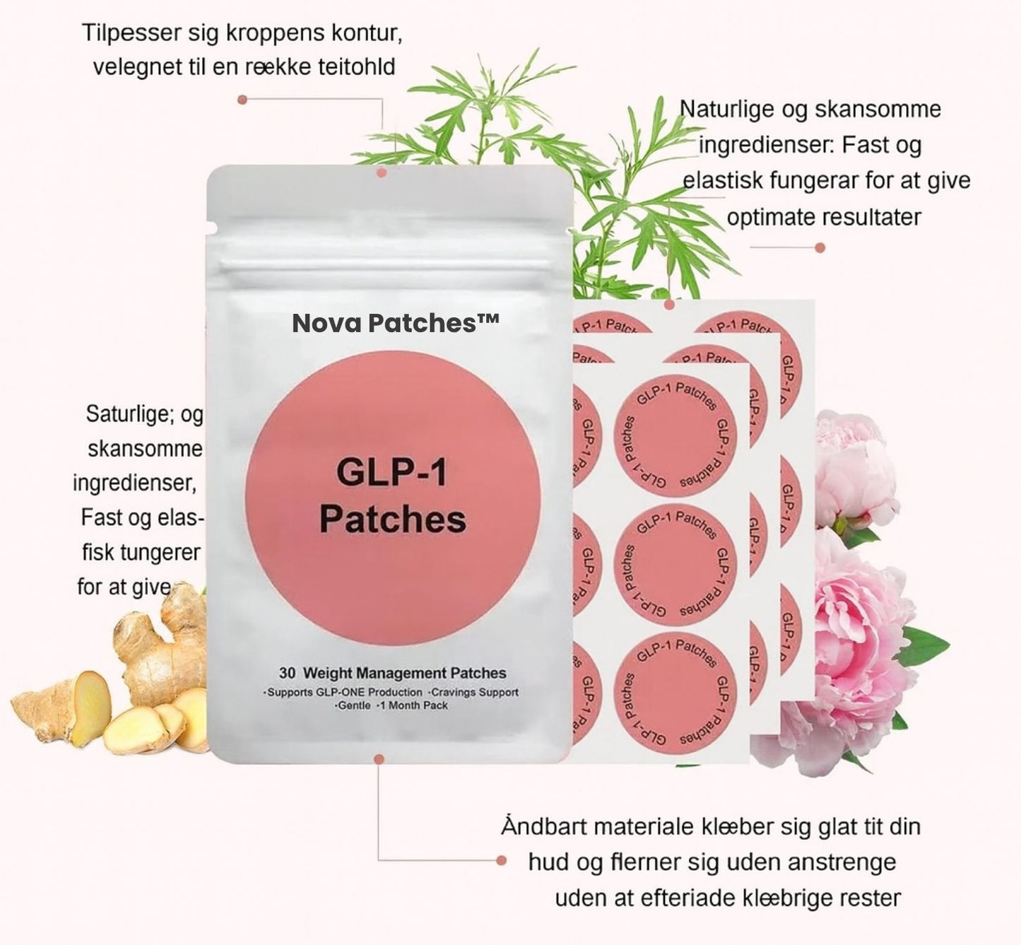 LeanPatch™ | Naturlig vægtkontrol & energi – GLP-1-plastre til en lettere hverdag