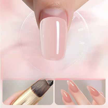 NailClear 1+1 GRATIS - 3 I 1 Transparent Neglehærder Og Forlængelsesgel