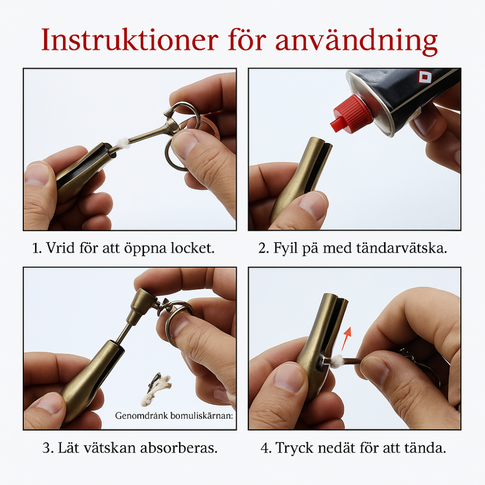 Tændstikken, der aldrig slukker.
