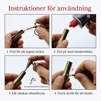 Tændstikken, der aldrig slukker.