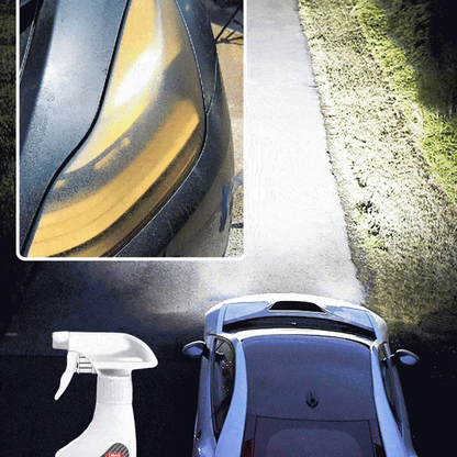 HeadlightPolishSpray 1+1 GRATIS: Let At Vruge Bilforlygter Rengøring Spray-Sæt