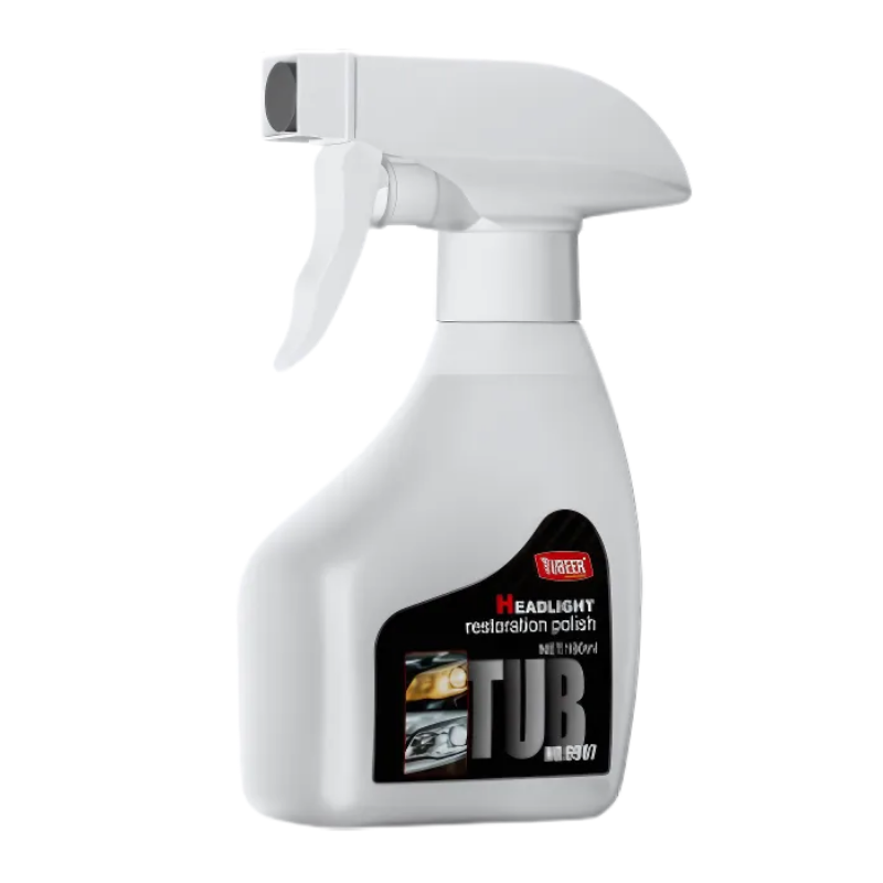 HeadlightPolishSpray 1+1 GRATIS: Let At Vruge Bilforlygter Rengøring Spray-Sæt
