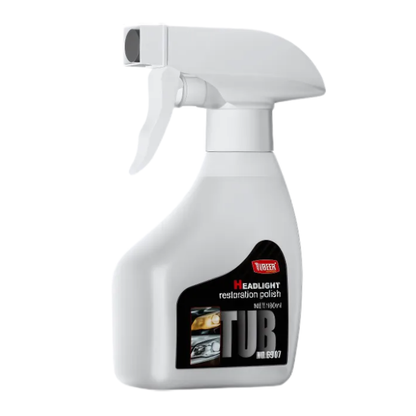 HeadlightPolishSpray 1+1 GRATIS: Let At Vruge Bilforlygter Rengøring Spray-Sæt
