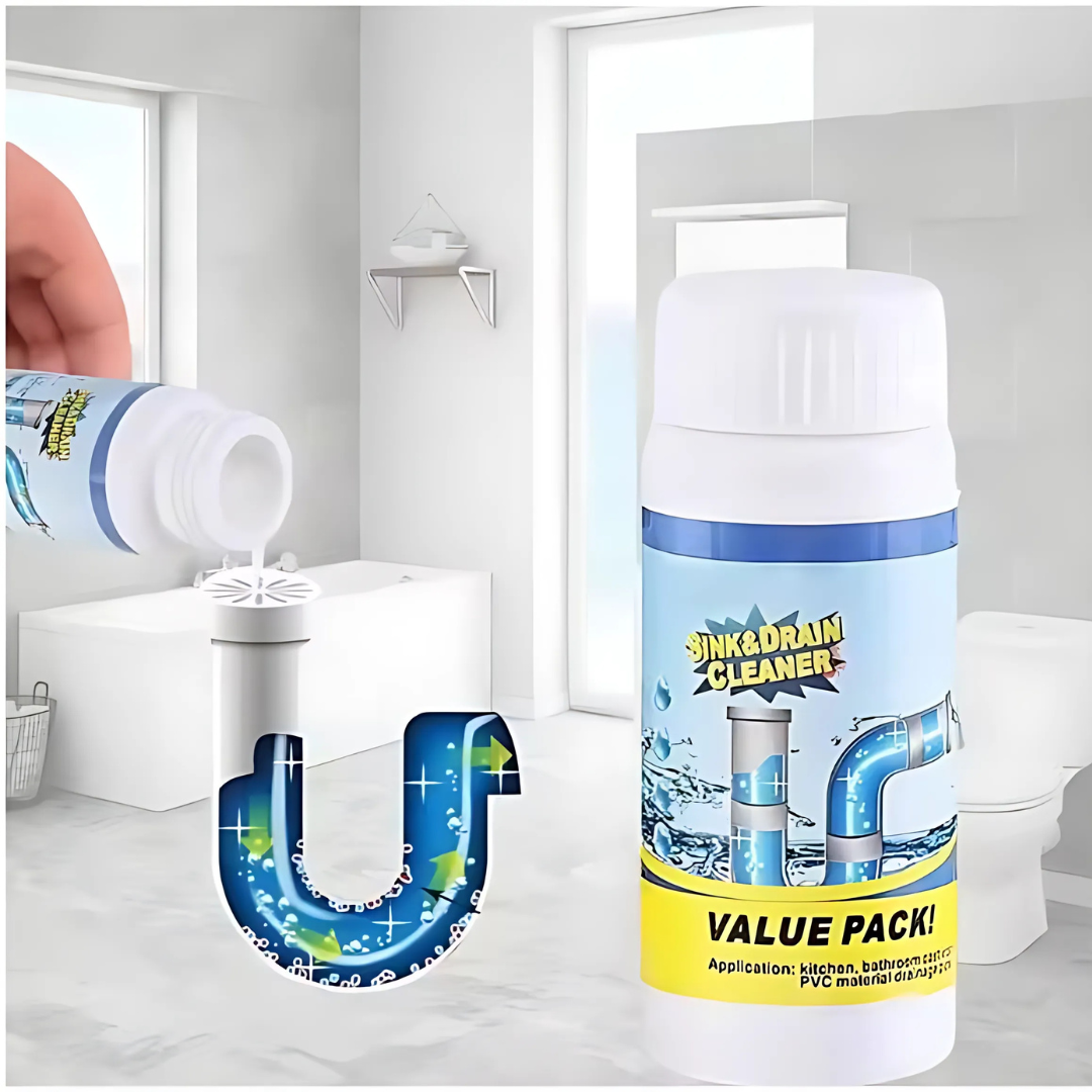 DrainAway Pro° PipeCleaner 1+1 GRATIS: Vask Og Afløb Rørrenserpulver