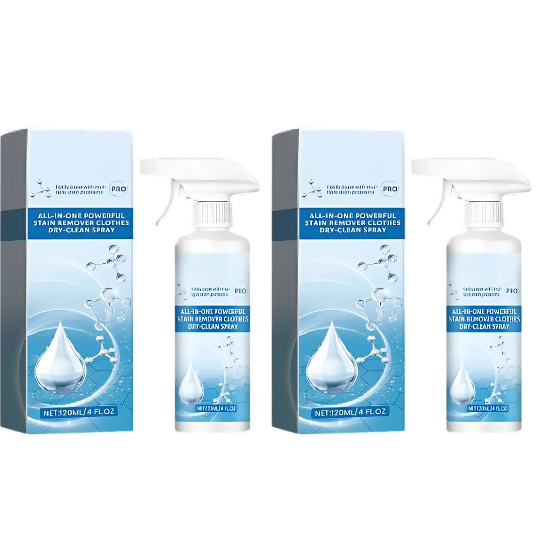 StainRemover 1+1 GRATIS - Kraftig Spray Tøj Plet Fjerner