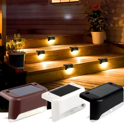SolarGlow™ | Solcelledrevne trinlys – skab smuk belysning i haven, på trappen og omkring poolen
