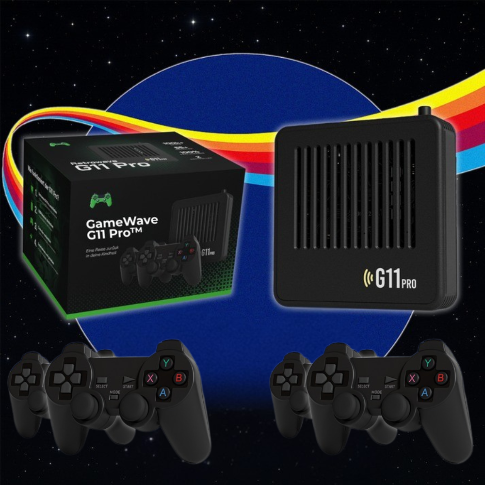 GameWave G11 Pro Max™ | Konsol med 100.000+ retrospil til hele familien