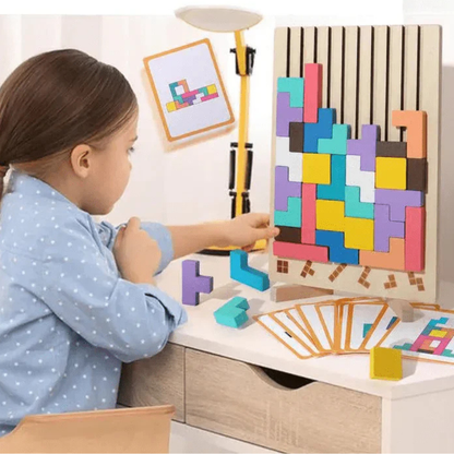 TetrisPuzzle™ | Skærp dit barns sind gennem leg og fantasi