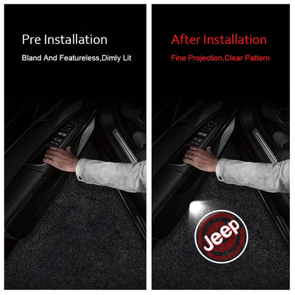Ledsen™ Vehicle Entry Light 1+1 GRATIS: Smart Laser Velkommen Lys Bil Dør Tilbehør