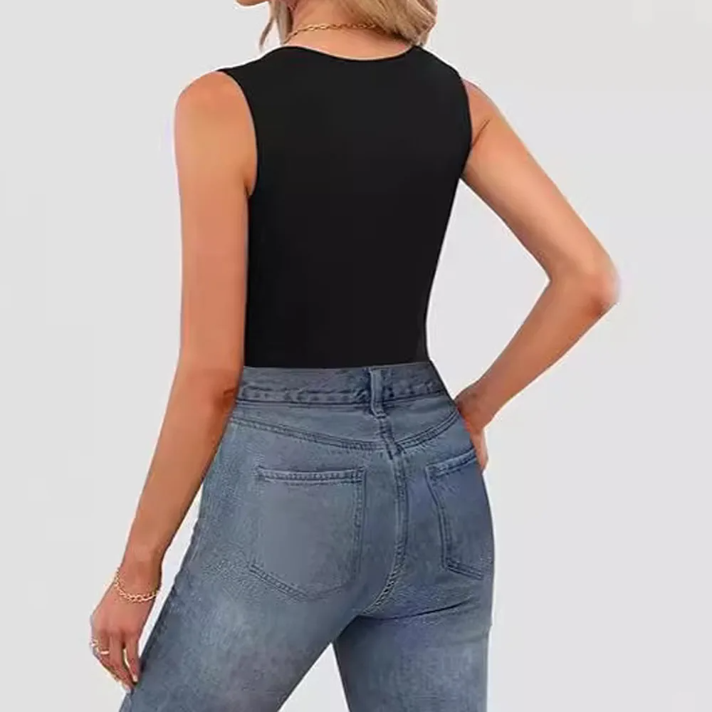 Iconee™ TankTop 1+1 GRATIS: Kvinders Ærmeløs Tanktop Med Firkantet Halsudskæring