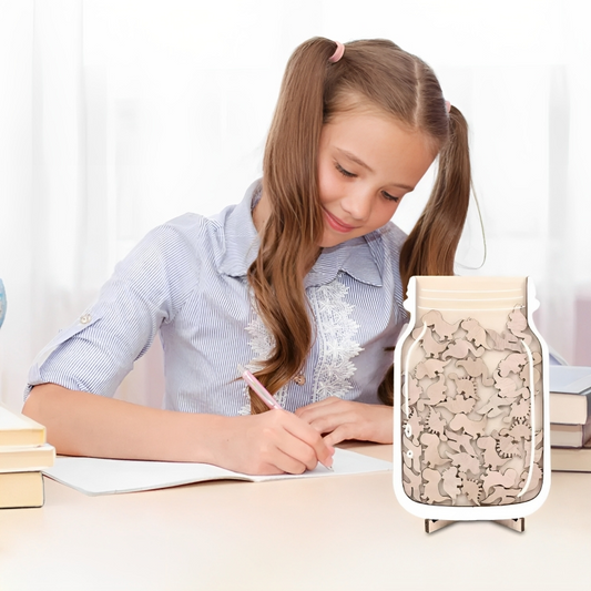 Kletshuts™ FunDreamJar 1+1 GRATIS: Roliga Lärare Och Förälder BelöningsKrukke För Barn