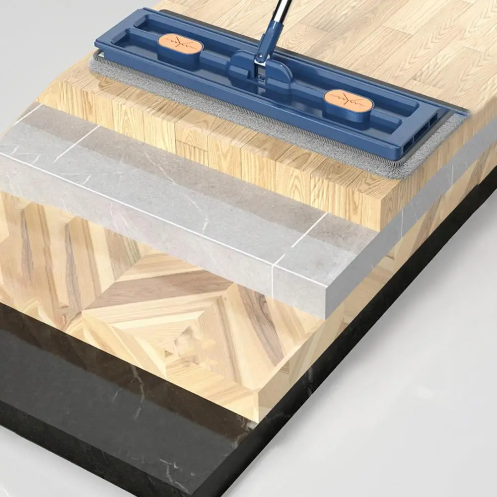 Cleaner 360 Pro™ RotatingMop: Stærk Håndtag Nem Rengøring 360° Roterende Flad Moppe