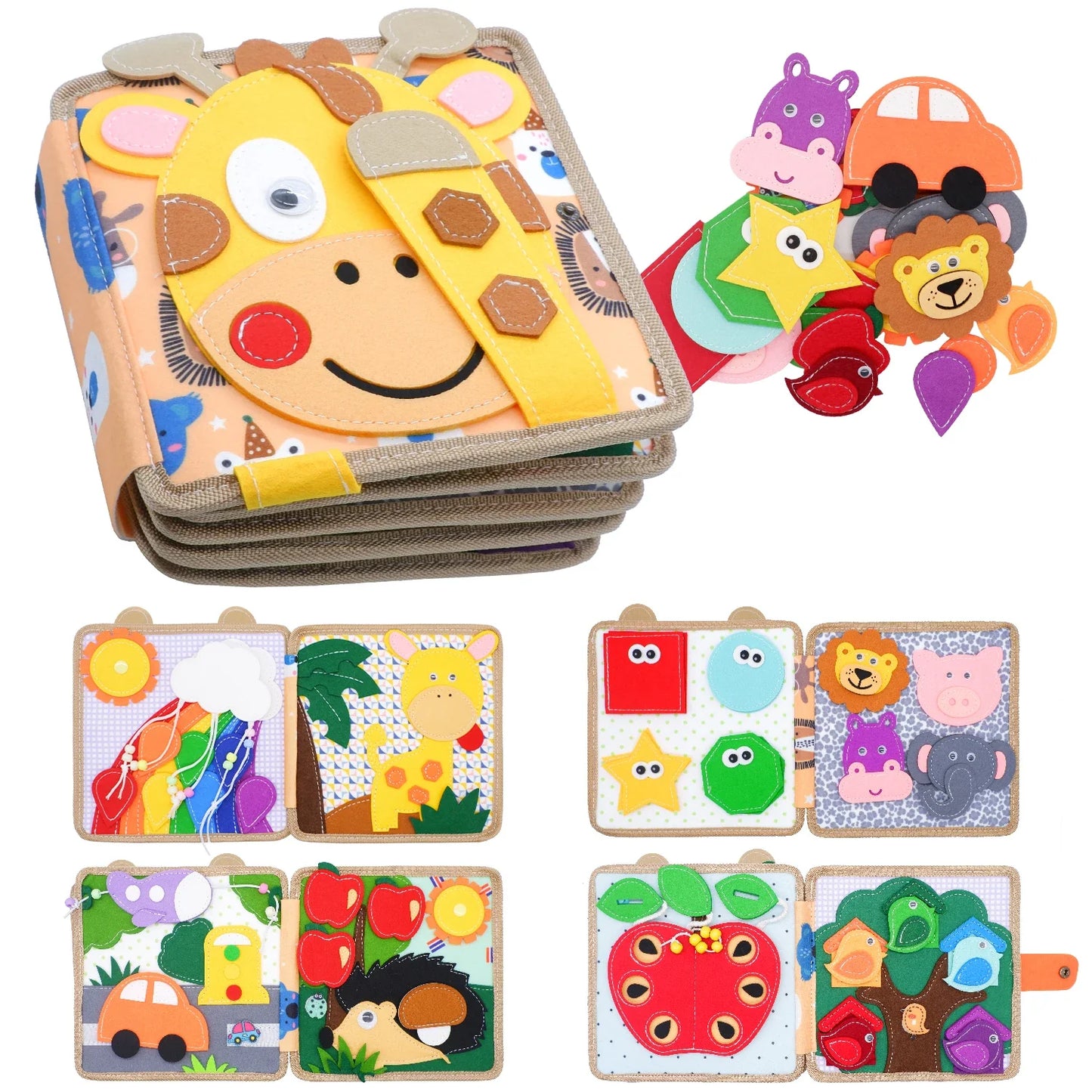 Montessori Busy Book – Leer spelenderwijs