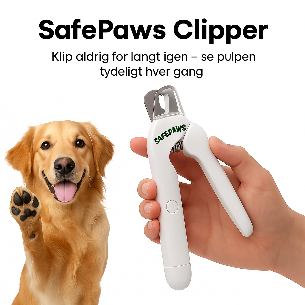 SafePaws Clipper – Klip kløer uden risiko eller stress