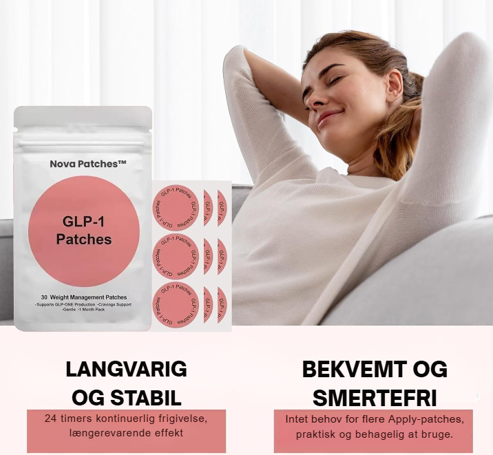 LeanPatch™ | Naturlig vægtkontrol & energi – GLP-1-plastre til en lettere hverdag