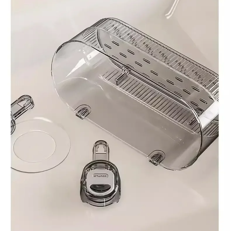 GlideGrip® ® OrganizerRack: Organisator Opbevaringsreol Med Vand Drænhul