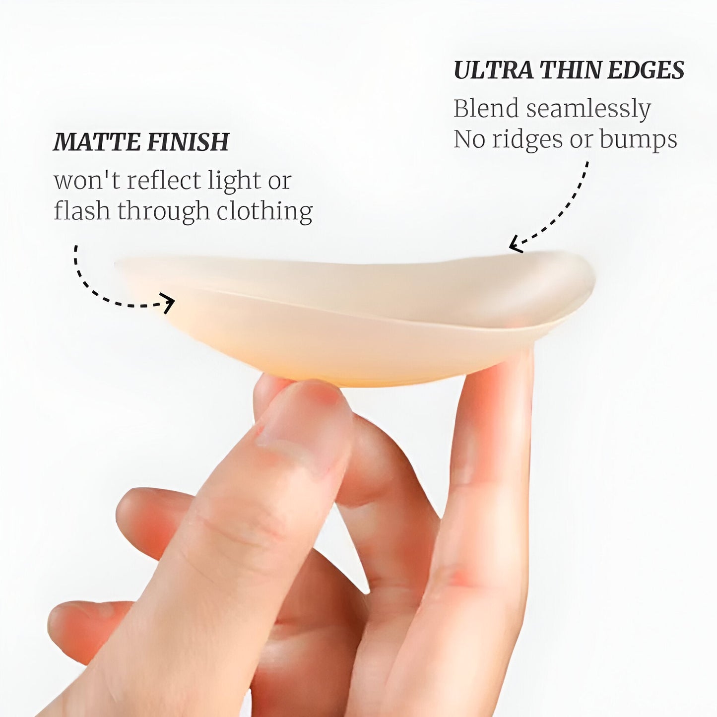 Icone™ FullNippleCover 1+1 GRATIS: Tynde, Matte Silikone-Klæbende Brystvorteoverdækninger