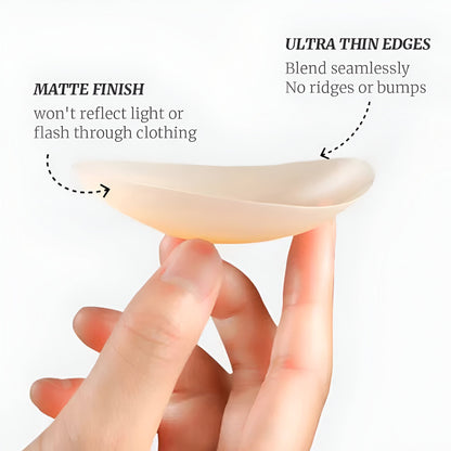 Icone™ FullNippleCover 1+1 GRATIS: Tynde, Matte Silikone-Klæbende Brystvorteoverdækninger