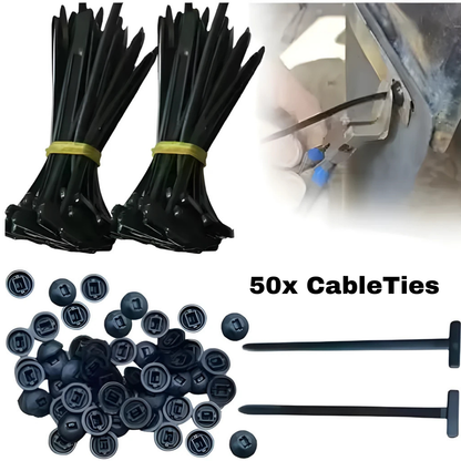 CableTies™: Enkle Universelle Kabelbindere med Lås