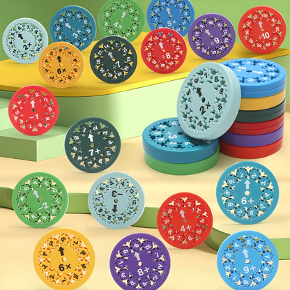 MathSpin™ – 9-delt Matematik Fidget Spinner Sæt