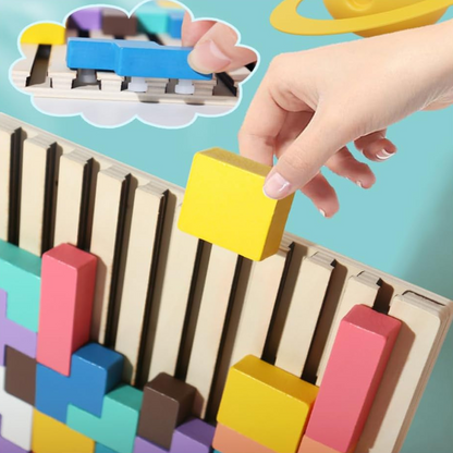 TetrisPlay Board ™ - Sjovt og lærerigt puslespil