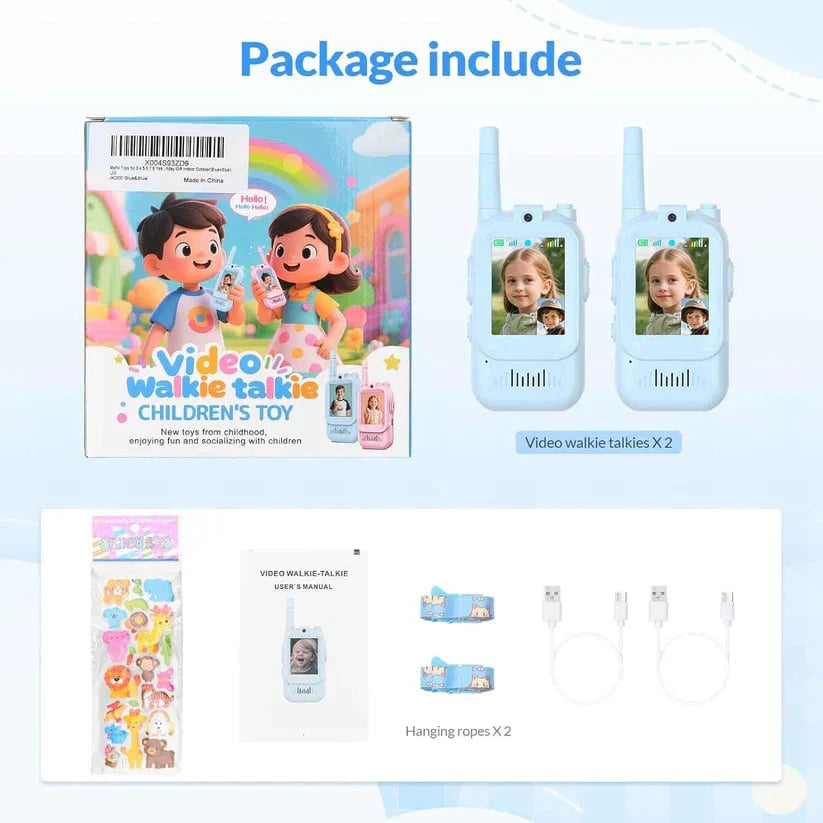 Kids' Rechargeable Video Walkie Talkies