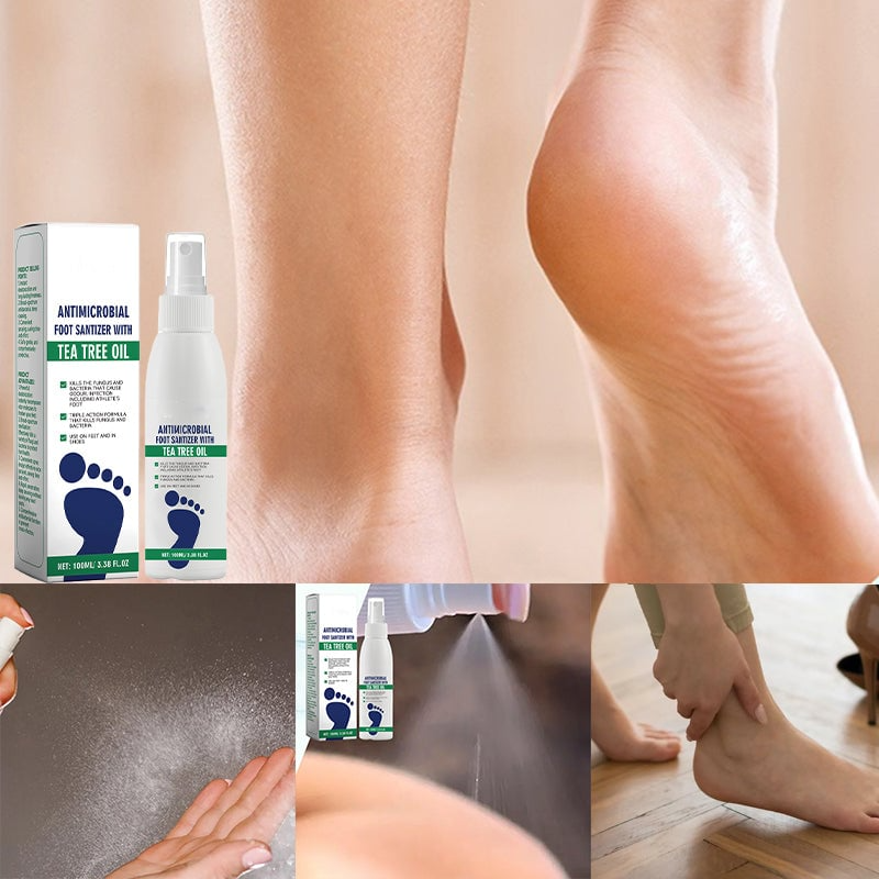 FootCare Spray 1+1 GRATIS: Antimikrobiel Dyb Hydrering Fodpleje Spray