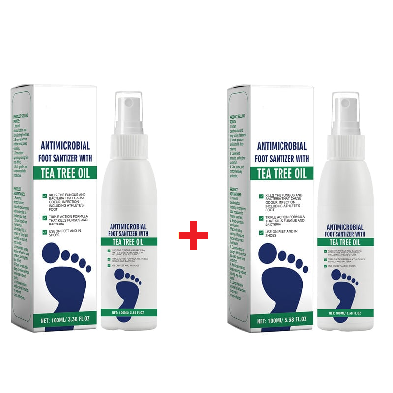 FootCare Spray 1+1 GRATIS: Antimikrobiel Dyb Hydrering Fodpleje Spray
